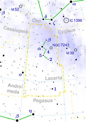 Image:Lacerta constellation map.png