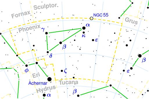 Image:Phoenix constellation map.png