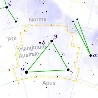 Image:Triangulum australe constellation map.png